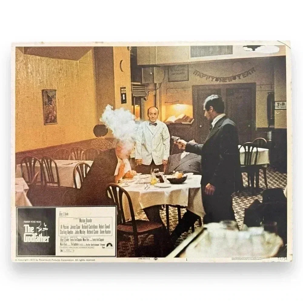Vintage 1972 The Godfather RARE ORIGINAL Movie Prints, Theater Prints, Mafia Mob - Picture 5 of 10